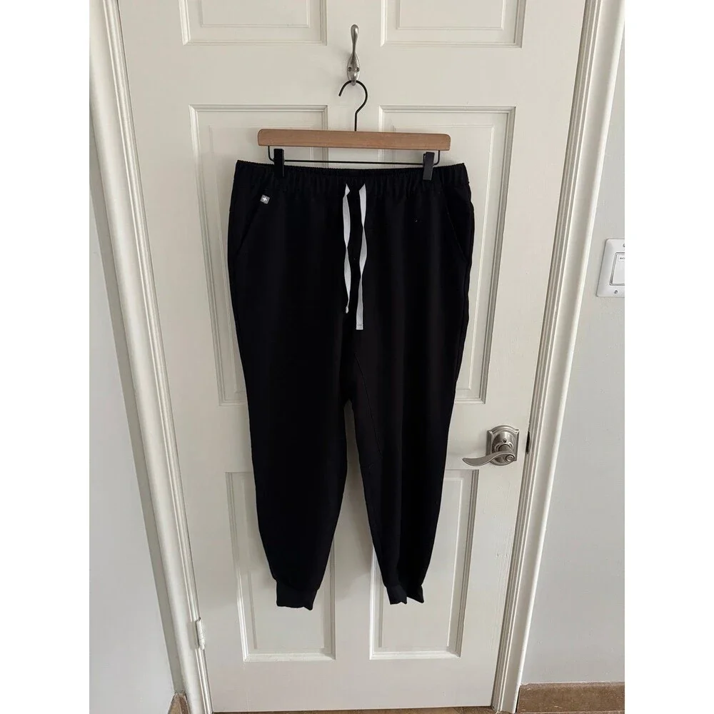 Figs Technical Collection Tansen Men’s Jogger Scrub Pants in Black Size Large